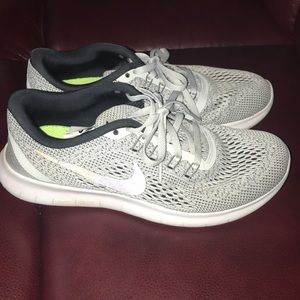 Women Nike free shoes.